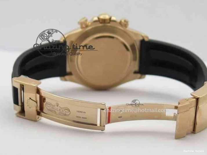 0511 Daytona 116515 Noob 1:1 Best Edition Black RG Dial On Black Rubber Strap A7750 (Free Extra Strap) ZipUp 3743